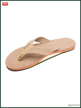 Genuine Leather Sandals with Single Layer Arch and Non-Slip Bottom